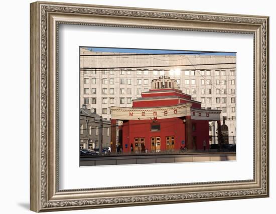 Moscow, Metro Station Arbatskaja-Catharina Lux-Framed Photographic Print