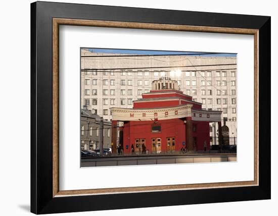 Moscow, Metro Station Arbatskaja-Catharina Lux-Framed Photographic Print