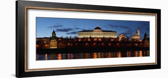 Moscow, Panorama, Kremlin, Kremlin Palace, Evening-Catharina Lux-Framed Photographic Print