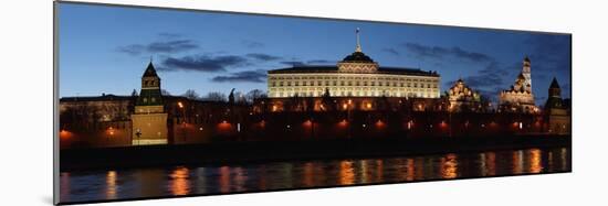Moscow, Panorama, Kremlin, Kremlin Palace, Evening-Catharina Lux-Mounted Photographic Print