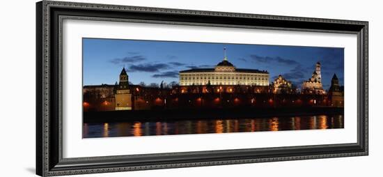 Moscow, Panorama, Kremlin, Kremlin Palace, Evening-Catharina Lux-Framed Photographic Print