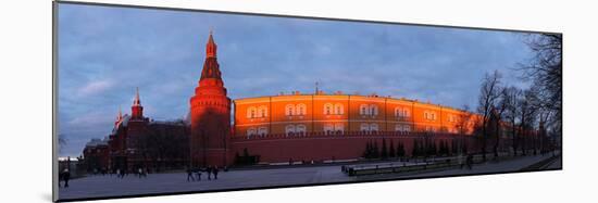 Moscow, Panorama, Kremlin, Manege Square, Dusk-Catharina Lux-Mounted Photographic Print