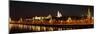 Moscow, Panorama, Kremlin, Moscow, at Night-Catharina Lux-Mounted Photographic Print