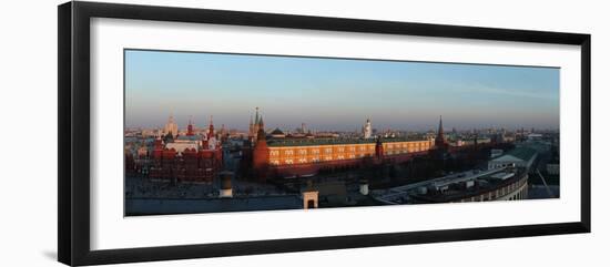 Moscow, Panorama, Kremlin, Overview, Dusk-Catharina Lux-Framed Photographic Print