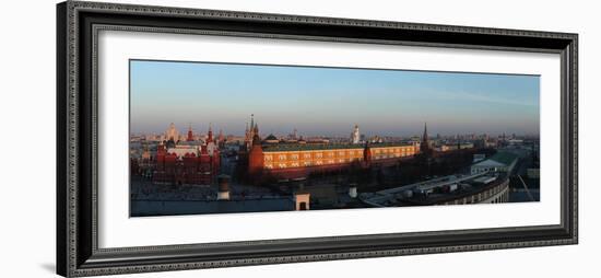 Moscow, Panorama, Kremlin, Overview, Dusk-Catharina Lux-Framed Photographic Print