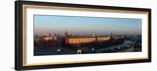 Moscow, Panorama, Kremlin, Overview, Dusk-Catharina Lux-Framed Photographic Print