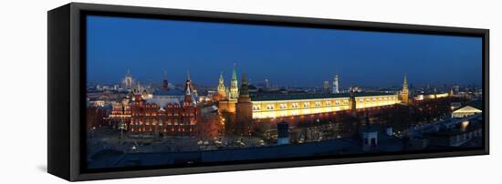 Moscow, Panorama, Kremlin, Overview, Evening-Catharina Lux-Framed Premier Image Canvas