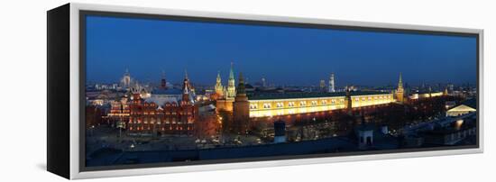 Moscow, Panorama, Kremlin, Overview, Evening-Catharina Lux-Framed Premier Image Canvas