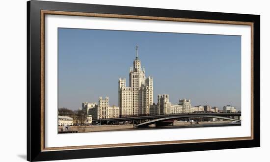 Moscow, Panorama, Stalin Building, Residential House Kotelnicheskaya Nabereschnaya-Catharina Lux-Framed Photographic Print