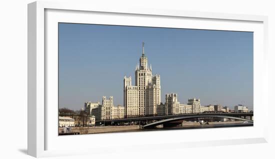 Moscow, Panorama, Stalin Building, Residential House Kotelnicheskaya Nabereschnaya-Catharina Lux-Framed Photographic Print