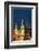 Moscow, Red Square, Kremlin Towers, at Night-Catharina Lux-Framed Photographic Print