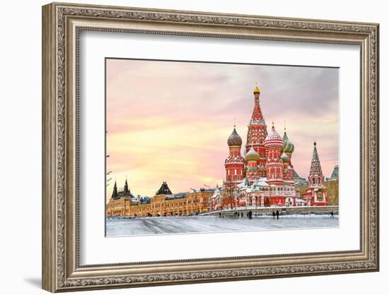 Moscow Red Square & Kremlin-null-Framed Art Print