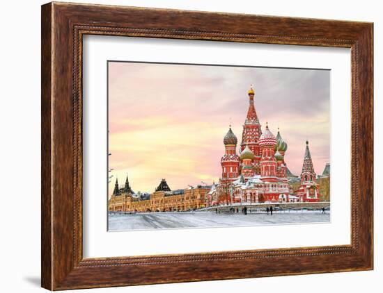 Moscow Red Square & Kremlin-null-Framed Art Print