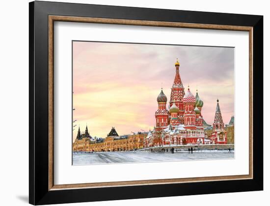 Moscow Red Square & Kremlin-null-Framed Art Print