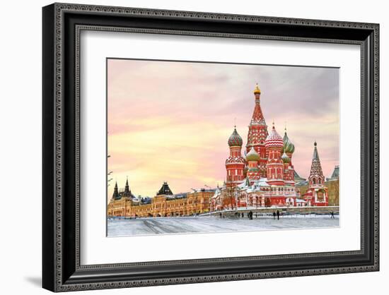 Moscow Red Square & Kremlin-null-Framed Art Print