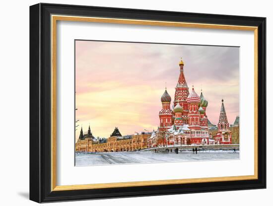 Moscow Red Square & Kremlin-null-Framed Art Print