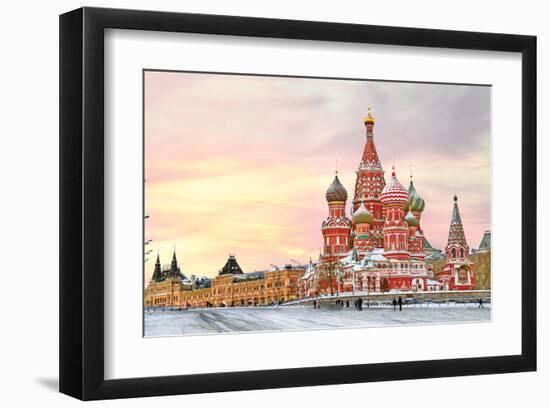 Moscow Red Square & Kremlin-null-Framed Art Print