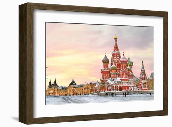 Moscow Red Square & Kremlin-null-Framed Art Print