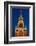 Moscow, Red Square, Redeemer Tower, at Night-Catharina Lux-Framed Photographic Print