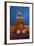 Moscow, Red Square, Redeemer Tower, at Night-Catharina Lux-Framed Photographic Print