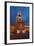 Moscow, Red Square, Redeemer Tower, at Night-Catharina Lux-Framed Photographic Print