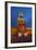 Moscow, Red Square, Redeemer Tower, at Night-Catharina Lux-Framed Photographic Print