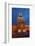 Moscow, Red Square, Redeemer Tower, at Night-Catharina Lux-Framed Photographic Print