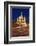 Moscow, Red Square, Saint Basil's Cathedral, by Night-Catharina Lux-Framed Photographic Print