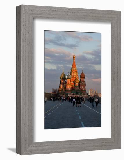 Moscow, Red Square, Saint Basil's Cathedral-Catharina Lux-Framed Photographic Print