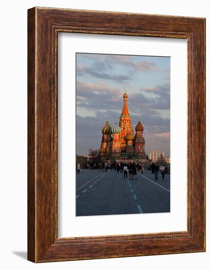 Moscow, Red Square, Saint Basil's Cathedral-Catharina Lux-Framed Photographic Print