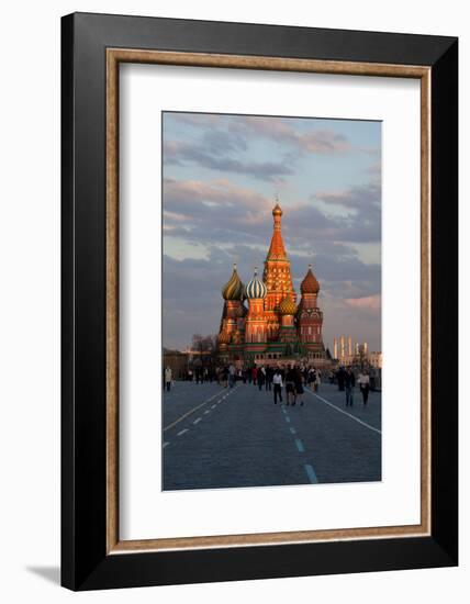 Moscow, Red Square, Saint Basil's Cathedral-Catharina Lux-Framed Photographic Print