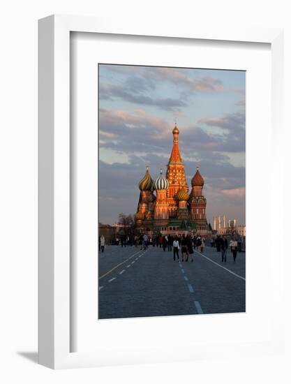 Moscow, Red Square, Saint Basil's Cathedral-Catharina Lux-Framed Photographic Print