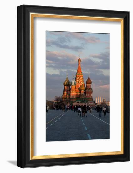 Moscow, Red Square, Saint Basil's Cathedral-Catharina Lux-Framed Photographic Print