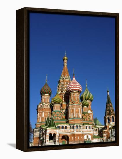 Moscow, Red Square, St Basil's Cathedral, Russia-Nick Laing-Framed Premier Image Canvas