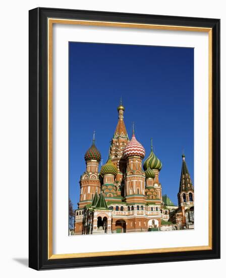 Moscow, Red Square, St Basil's Cathedral, Russia-Nick Laing-Framed Photographic Print