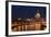 Moscow, Residential House Kotelnitscheskaja Nabereschnaja in Moscow, by Night-Catharina Lux-Framed Photographic Print