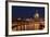 Moscow, Residential House Kotelnitscheskaja Nabereschnaja in Moscow, by Night-Catharina Lux-Framed Photographic Print