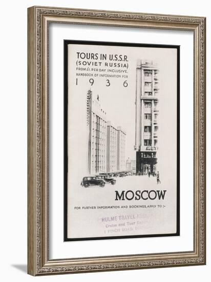 Moscow's Magnificent Modern Architecture-null-Framed Art Print