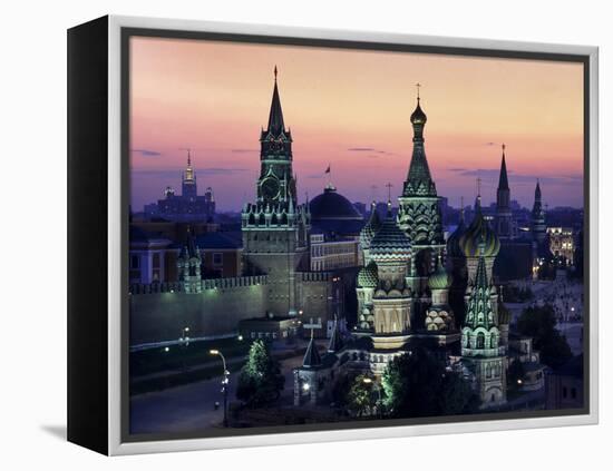 Moscow St Basils 1-Charles Bowman-Framed Premier Image Canvas