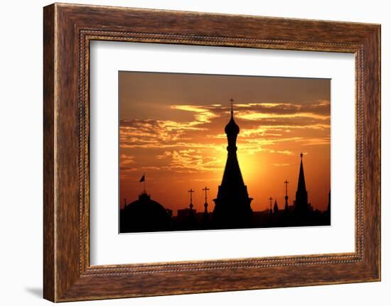 Moscow St Basils-Charles Bowman-Framed Photographic Print