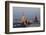 Moscow, Stalin Building, Red Square, Dusk-Catharina Lux-Framed Photographic Print