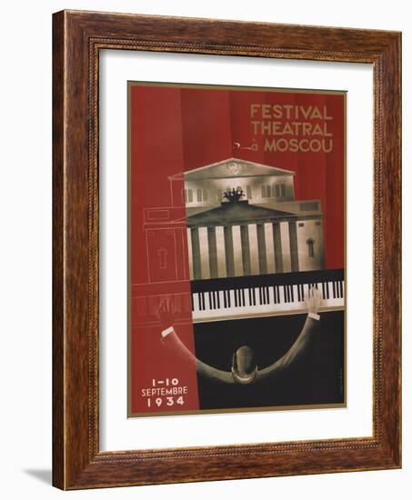 Moscow Theater-null-Framed Giclee Print