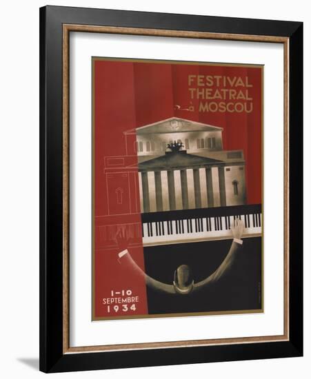 Moscow Theater-null-Framed Giclee Print