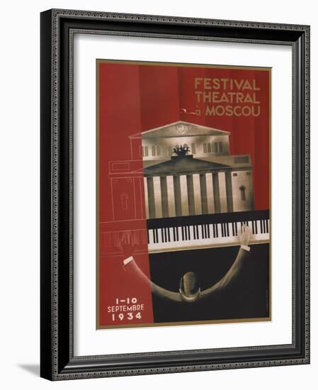 Moscow Theater-null-Framed Giclee Print