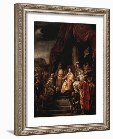 Moses and Jethro, C.1655-56-Ferdinand Bol-Framed Giclee Print