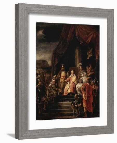 Moses and Jethro, C.1655-56-Ferdinand Bol-Framed Giclee Print