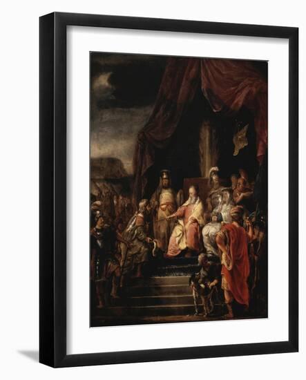 Moses and Jethro, C.1655-56-Ferdinand Bol-Framed Giclee Print