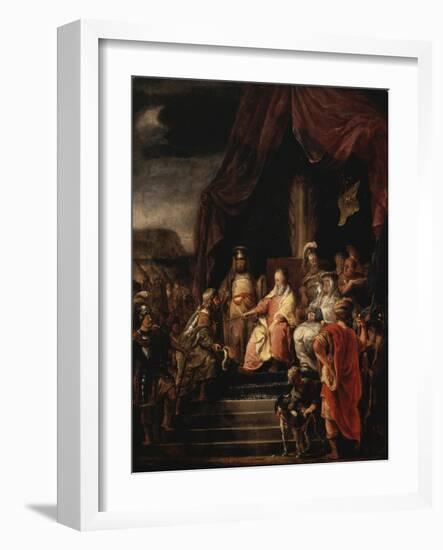 Moses and Jethro, C.1655-56-Ferdinand Bol-Framed Giclee Print