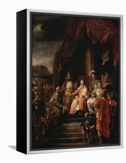 Moses and Jethro, C.1655-56-Ferdinand Bol-Framed Premier Image Canvas