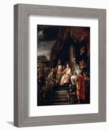 Moses and Jethro, C1655-C1656-Ferdinand Bol-Framed Giclee Print